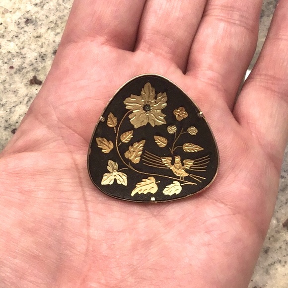 💯 TOLEDO GOLD Spanish Brooch - Picture 2 of 4